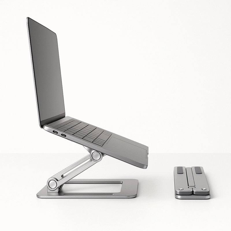 Support d’Ordinateur Portable Réglable en Aluminium